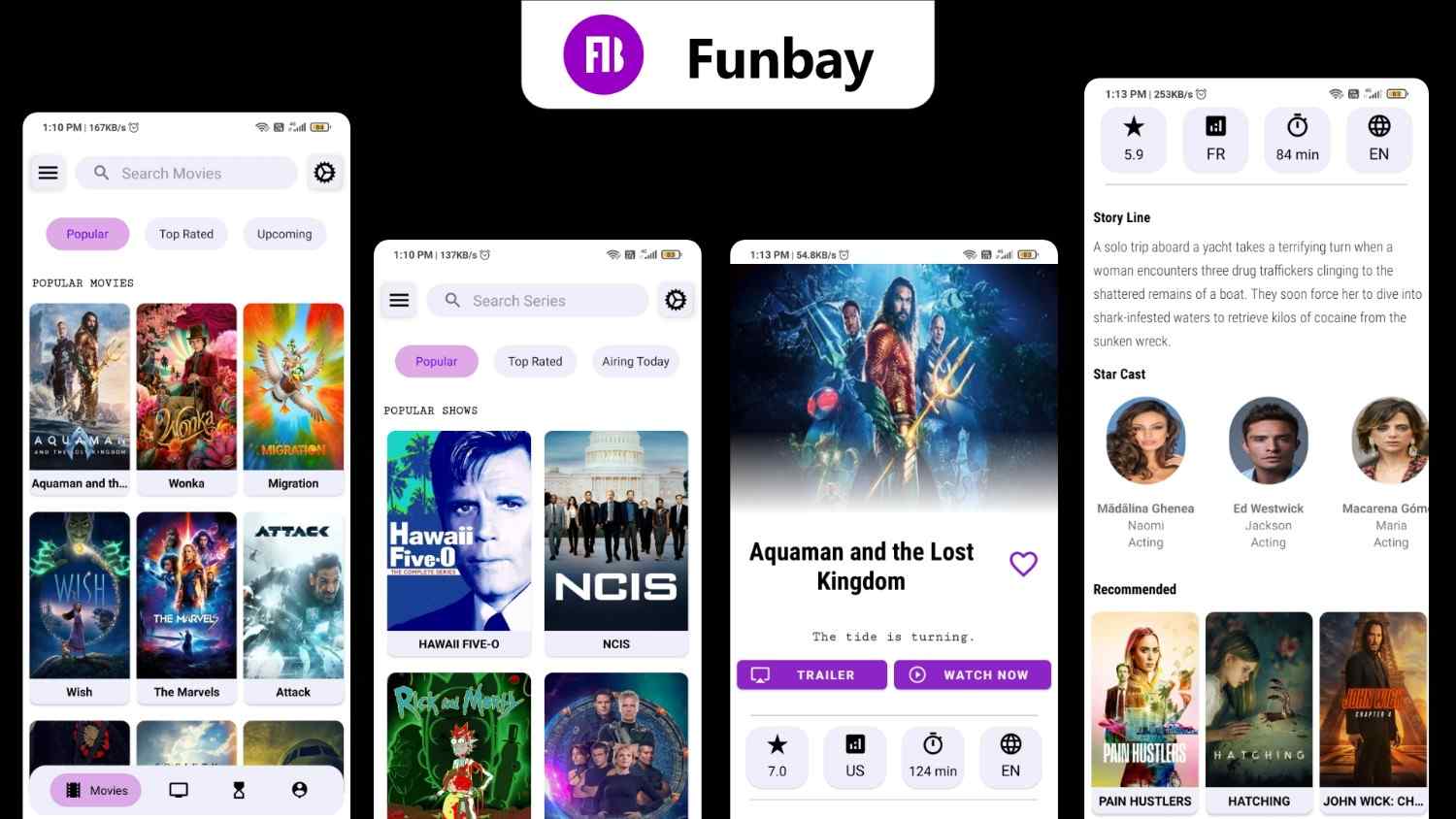 Funbay — Movies TV Shows Anime Android App